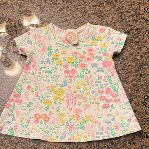 Beaufort Bonnet  Floral Print Baby shirt